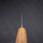 Nakiri AUS-10 Mirror Tsuchime Damascus Yaki Urushi Handle 165mm (6.5”)-[Musashi]-[Japanese-Kitchen-Knives]