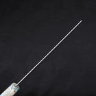 Nakiri AUS-10 Nashiji Damascus Ocean White Mix Handle 165mm (6.5”)-[Musashi]-[Japanese-Kitchen-Knives]