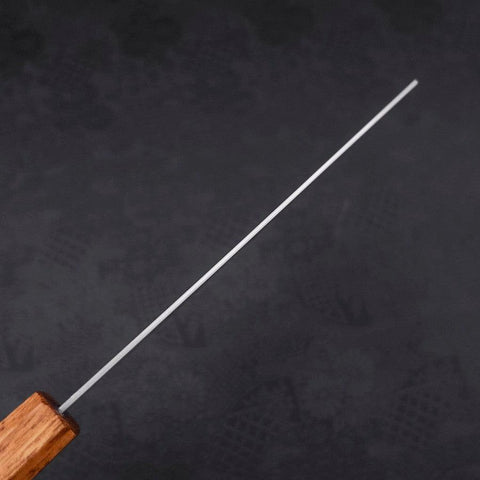 Nakiri AUS-10 Polished Yaki-Urushi Handle 165mm (6.5”)-[Musashi]-[Japanese-Kitchen-Knives]