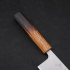 Nakiri AUS-10 Polished Yaki-Urushi Handle 165mm (6.5”)-[Musashi]-[Japanese-Kitchen-Knives]