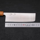 Nakiri AUS-10 Polished Yaki-Urushi Handle 165mm (6.5”)-[Musashi]-[Japanese-Kitchen-Knives]