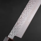 Nakiri AUS-10 Tsuchime Damascus Sumi Urushi Handle 165mm (6.5”)-[Musashi]-[Japanese-Kitchen-Knives]