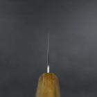 Nakiri AUS-8 Polished Yaki Urushi Handle 165mm (6.5”)-[Musashi]-[Japanese-Kitchen-Knives]