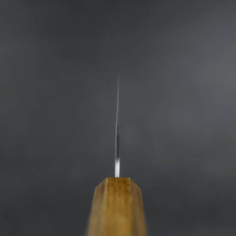 Nakiri AUS-8 Polished Yaki Urushi Handle 165mm (6.5”)-[Musashi]-[Japanese-Kitchen-Knives]