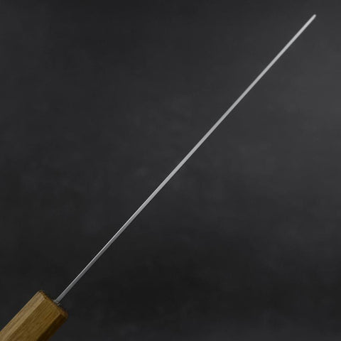 Nakiri AUS-8 Polished Yaki Urushi Handle 165mm (6.5”)-[Musashi]-[Japanese-Kitchen-Knives]