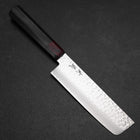 Nakiri AUS-8 Tsuchime Damascus Pakka Handle 165mm (6.5”)-[Musashi]-[Japanese-Kitchen-Knives]