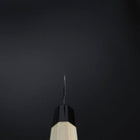 Nakiri Blue Steel #2 Kurouchi Hinoki Handle 135mm (5.3”)-[Musashi]-[Japanese-Kitchen-Knives]