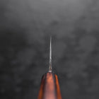 Nakiri Blue Steel #2 Kurouchi Sumi Urushi Handle 165mm (6.5”)-[Musashi]-[Japanese-Kitchen-Knives]