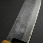 Nakiri Blue Steel #2 Kurouchi Yaki Urushi Handle 165mm (6.5”)-[Musashi]-[Japanese-Kitchen-Knives]
