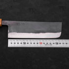 Nakiri Blue Steel #2 Kurouchi Yaki Urushi Handle 165mm (6.5”)-[Musashi]-[Japanese-Kitchen-Knives]