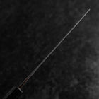 Nakiri Blue Steel #2 Stainless Clad Nashiji Black Ishime Handle 165mm (6.5”)-[Musashi]-[Japanese-Kitchen-Knives]