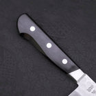 Nakiri Blue Steel #2 Tsuchime Stainless Clad Western Handle 165mm (6.5”)-[Musashi]-[Japanese-Kitchen-Knives]
