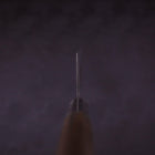 Nakiri Blue Steel #2 Walnut Handle 200mm (7.9”)-[Musashi]-[Japanese-Kitchen-Knives]