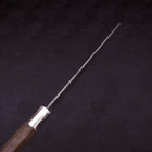 Nakiri Blue Steel #2 Walnut Handle 200mm (7.9”)-[Musashi]-[Japanese-Kitchen-Knives]