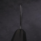 Nakiri Blue Super Kurouchi Buffalo Ebony Handle 165mm (6.5”)-[Musashi]-[Japanese-Kitchen-Knives]