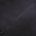 Nakiri Blue Super Kurouchi Buffalo Ebony Handle 165mm (6.5”)-[Musashi]-[Japanese-Kitchen-Knives]