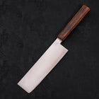 Nakiri Blue Super Polished Sumi Urushi Handle 165mm (6.5”)-[Musashi]-[Japanese-Kitchen-Knives]