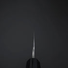 Nakiri Cobalt Stainless HRC62 Kurouchi Damascus Buffalo Ebony Handle 165mm (6.5”)-[Musashi]-[Japanese-Kitchen-Knives]