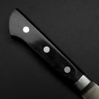 Nakiri Molybdenum Polished Western Black Handle 160mm (6.3”)-[Musashi]-[Japanese-Kitchen-Knives]