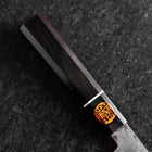 Nakiri SG-2 Black Damascus Buffalo Ebony Handle 165mm with Wooden box (6.5”)-[Musashi]-[Japanese-Kitchen-Knives]