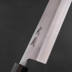 Nakiri SKD11 Nashiji Ebony Handle 165mm (6.5”)-[Musashi]-[Japanese-Kitchen-Knives]