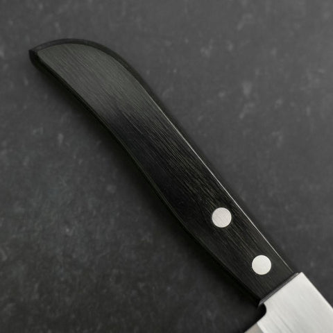 Nakiri SKD12 Polished Western Black Handle 165mm (6.5”)-[Musashi]-[Japanese-Kitchen-Knives]