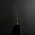 Nakiri SLD Black Damascus Ebony Handle 170mm (6.7”)-[Musashi]-[Japanese-Kitchen-Knives]