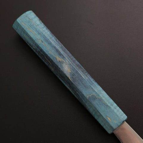 Nakiri SLD Mirror Coral Shore Handle 170mm (6.7”)-[Musashi]-[Japanese-Kitchen-Knives]
