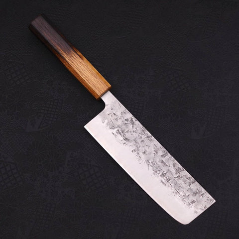 Nakiri SLD Nashiji Washi Yaki Urushi Handle 165mm (6.5”)-[Musashi]-[Japanese-Kitchen-Knives]