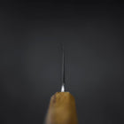 Nakiri SLD Wave Nickel Damascus Yaki Urushi Handle 165mm (6.5”)-[Musashi]-[Japanese-Kitchen-Knives]