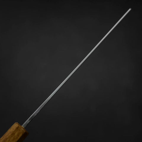 Nakiri SLD Wave Nickel Damascus Yaki Urushi Handle 165mm (6.5”)-[Musashi]-[Japanese-Kitchen-Knives]