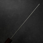 Nakiri Silver Steel #3 Nashiji Walnut Handle 165mm (6.5”)-[Musashi]-[Japanese-Kitchen-Knives]
