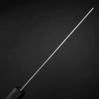 Nakiri Silver Steel #3 Nashiji Washi Dark Blue Urushi Handle 165mm (6.5”)-[Musashi]-[Japanese-Kitchen-Knives]