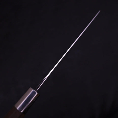 Nakiri Silver Steel #3 Walnut Handle 165mm (6.5”)-[Musashi]-[Japanese-Kitchen-Knives]