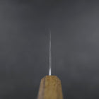 Nakiri Stainless Clad White Steel #2 Tsuchime Yaki Urushi Handle 165mm (6.5”)-[Musashi]-[Japanese-Kitchen-Knives]