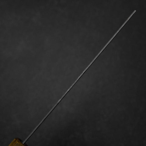 Nakiri Sweden Steel Nashiji Damascus Yaki Urushi Handle 165mm (6.5”)-[Musashi]-[Japanese-Kitchen-Knives]