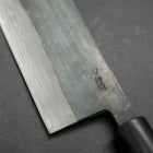 Nakiri V-Toku Kurouchi Damascus Buffalo Magnolia Handle 165mm (6.5”)-[Musashi]-[Japanese-Kitchen-Knives]