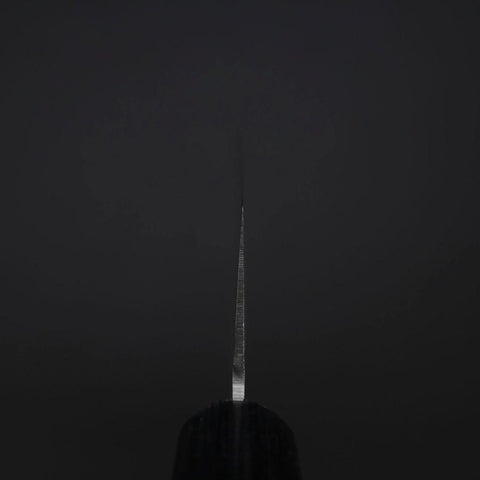 Nakiri VG-1 Polished Western Black Handle 165mm (Tsuba-nashi) (6.5”)-[Musashi]-[Japanese-Kitchen-Knives]