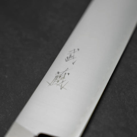 Nakiri VG-1 Polished Western Black Handle 170mm (6.7”)-[Musashi]-[Japanese-Kitchen-Knives]