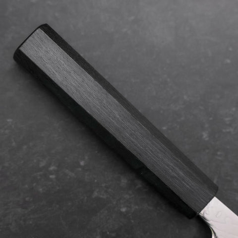 Nakiri VG-10 Damascus Dark Blue Urushi Handle 165mm (6.5”)-[Musashi]-[Japanese-Kitchen-Knives]