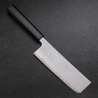 Nakiri VG-10 Damascus Dark Blue Urushi Handle 165mm (6.5”)-[Musashi]-[Japanese-Kitchen-Knives]