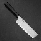Nakiri VG-10 Damascus Ebony Handle 165mm (6.5”)-[Musashi]-[Japanese-Kitchen-Knives]