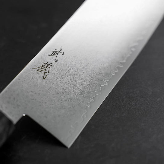 Nakiri VG-10 Damascus Gray Birch Handle 170mm (6.7”)