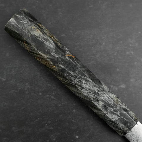 Nakiri VG-10 Damascus Gray Birch Handle 170mm (6.7”)-[Musashi]-[Japanese-Kitchen-Knives]