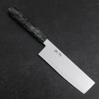 Nakiri VG-10 Damascus Gray Birch Handle 170mm (6.7”)-[Musashi]-[Japanese-Kitchen-Knives]