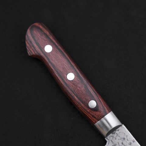 Nakiri VG-10 Damascus Mahogany Handle 165mm (6.5”)-[Musashi]-[Japanese-Kitchen-Knives]