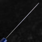 Nakiri VG-10 Damascus Ocean Blue Handle 165mm (6.5”)-[Musashi]-[Japanese-Kitchen-Knives]