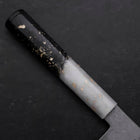 Nakiri VG-10 Damascus Ocean White Black Gold Handle 165mm (6.5”)-[Musashi]-[Japanese-Kitchen-Knives]