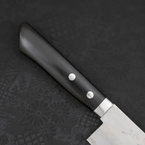 Nakiri VG-10 Damascus Western Black Handle 165mm (6.5”)-[Musashi]-[Japanese-Kitchen-Knives]