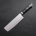 Nakiri VG-10 Damascus Western Cherry Handle 165mm (6.5”)-[Musashi]-[Japanese-Kitchen-Knives]